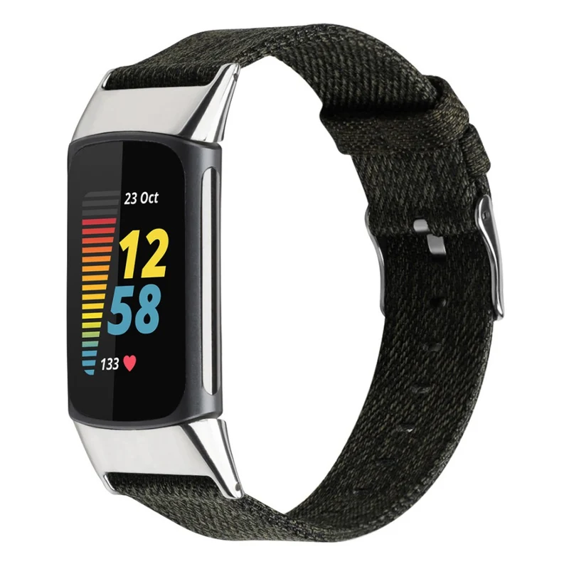 Unglaublich schön Fitbit Charge 5 Textil / Nylon armband - Größe: L