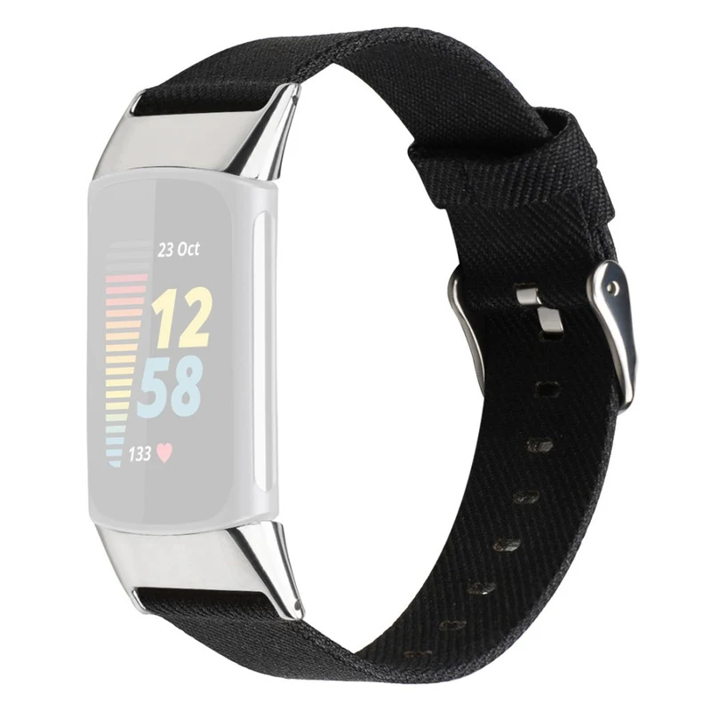 Unglaublich schön Fitbit Charge 5 Textil / Nylon armband - Größe: L