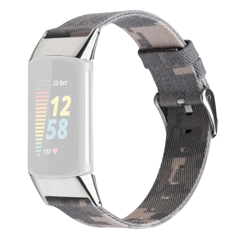 Unglaublich schön Fitbit Charge 5 Textil / Nylon armband - Größe: L