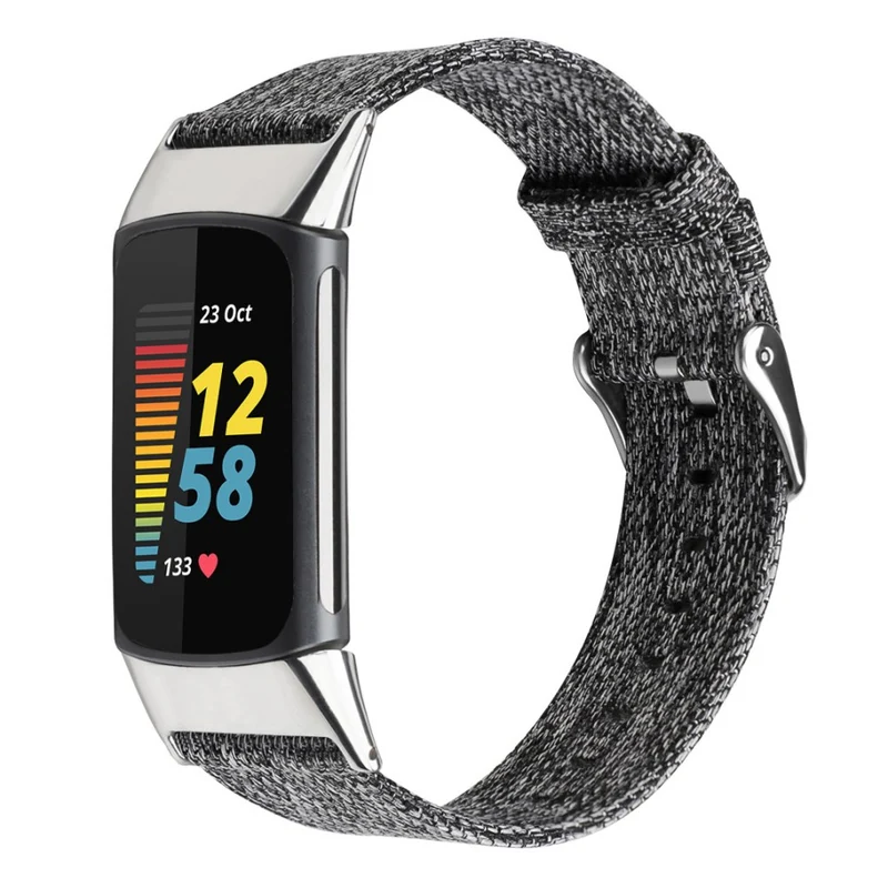 Unglaublich schön Fitbit Charge 5 Textil / Nylon armband - Größe: L