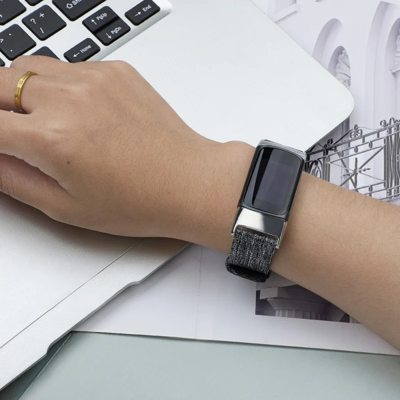 Unglaublich schön Fitbit Charge 5 Textil / Nylon armband - Größe: L