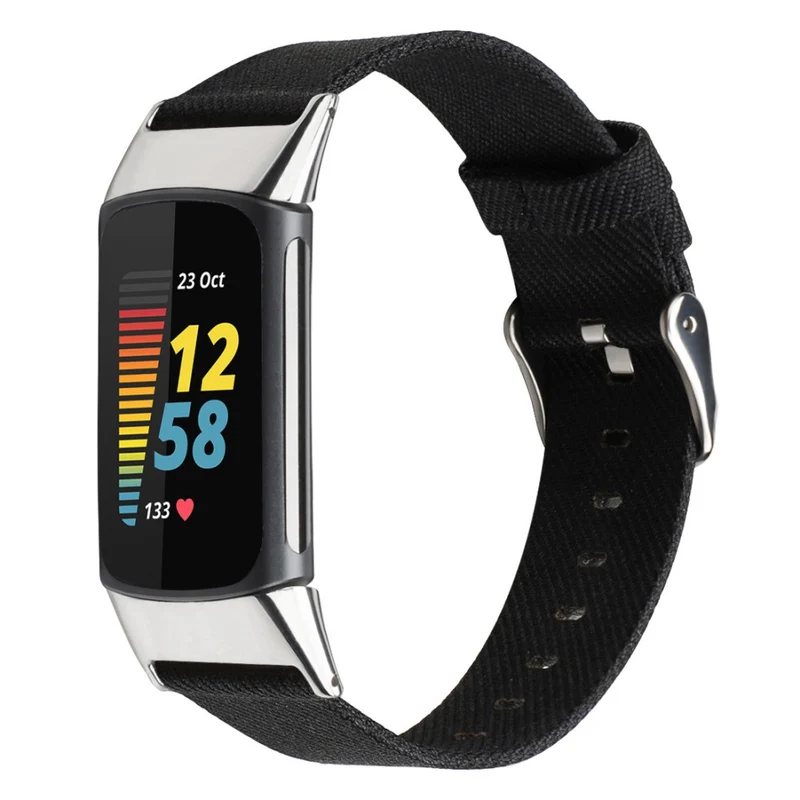 Unglaublich schön Fitbit Charge 5 Textil / Nylon armband - Größe: L