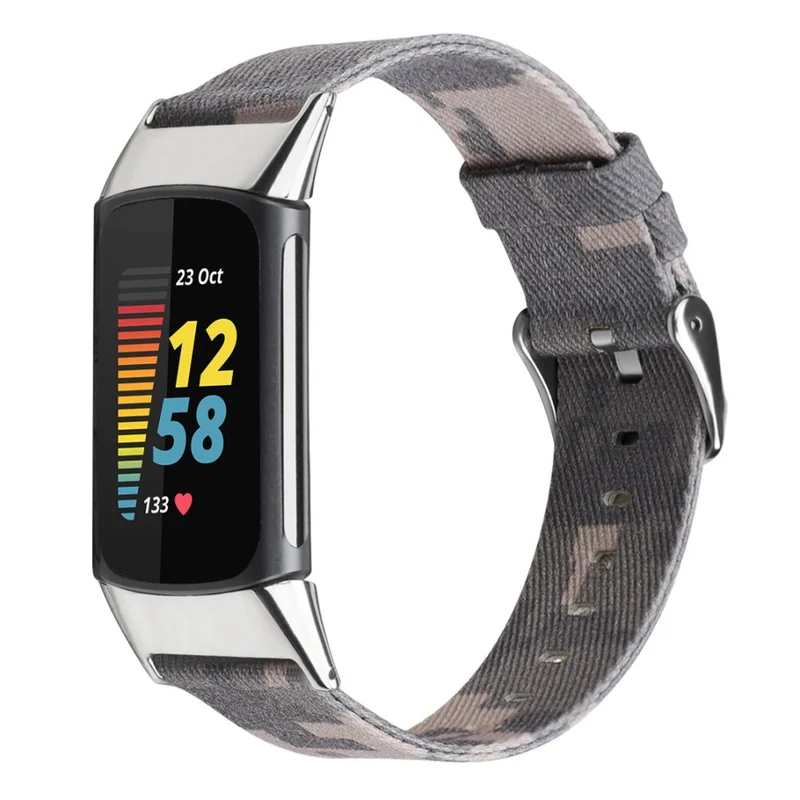 Unglaublich schön Fitbit Charge 5 Textil / Nylon armband - Größe: L