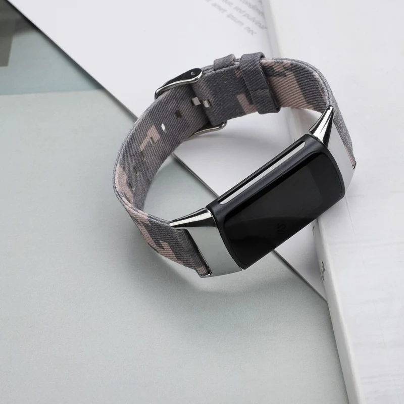 Unglaublich schön Fitbit Charge 5 Textil / Nylon armband - Größe: L