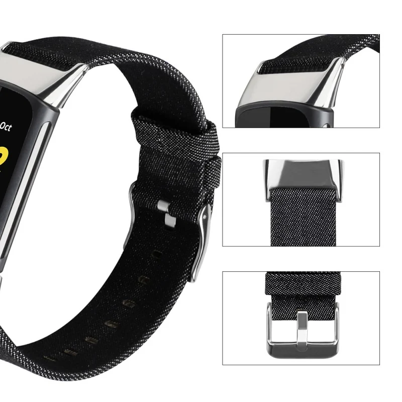 Unglaublich schön Fitbit Charge 5 Textil / Nylon armband - Größe: L