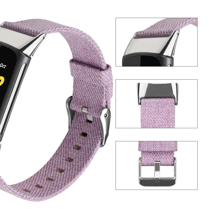 Unglaublich schön Fitbit Charge 5 Textil / Nylon armband - Größe: L