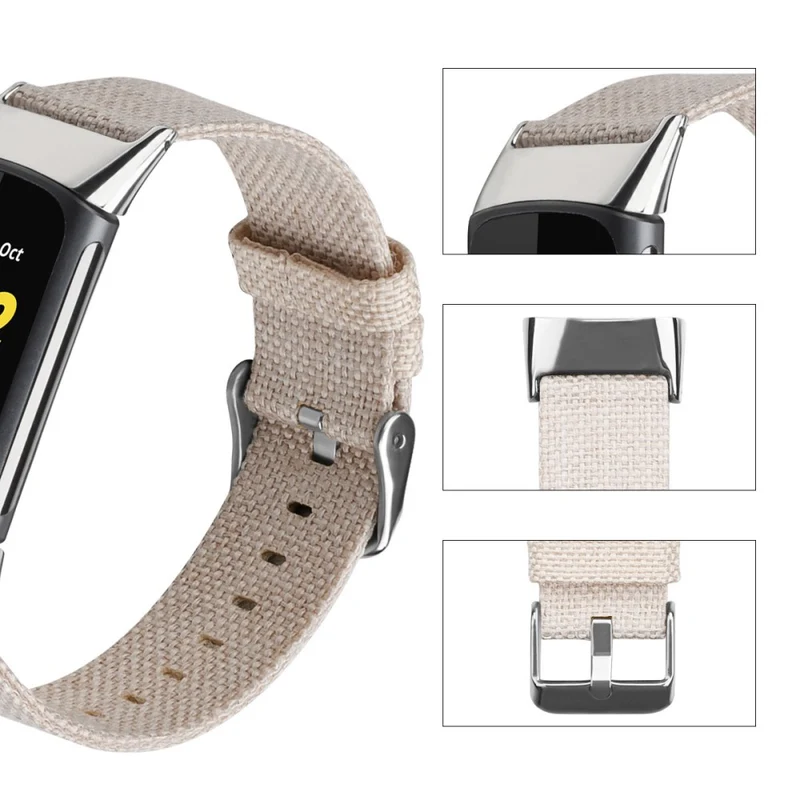 Unglaublich schön Fitbit Charge 5 Textil / Nylon armband - Größe: L