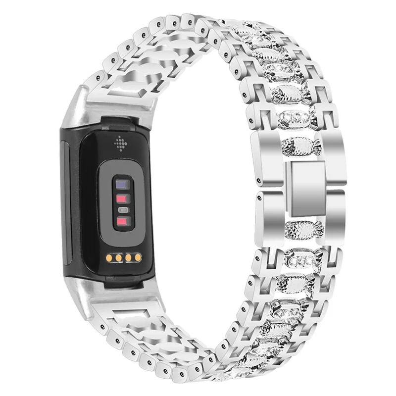 Super gut Fitbit Charge 5 Metall und Strass armband