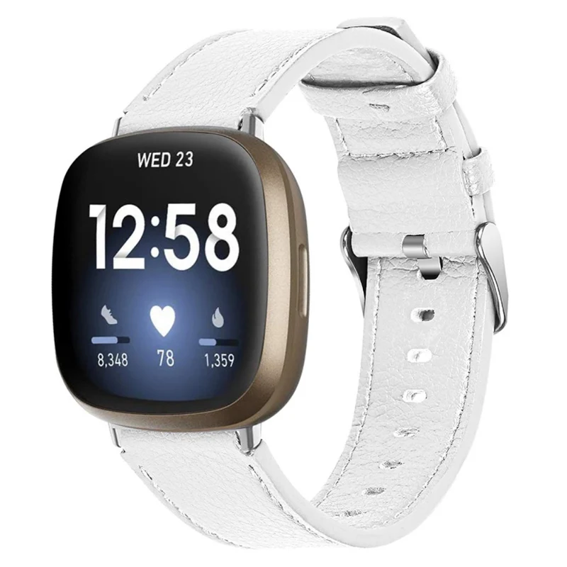 Großartig Fitbit Versa 3 Echtes Leder armband