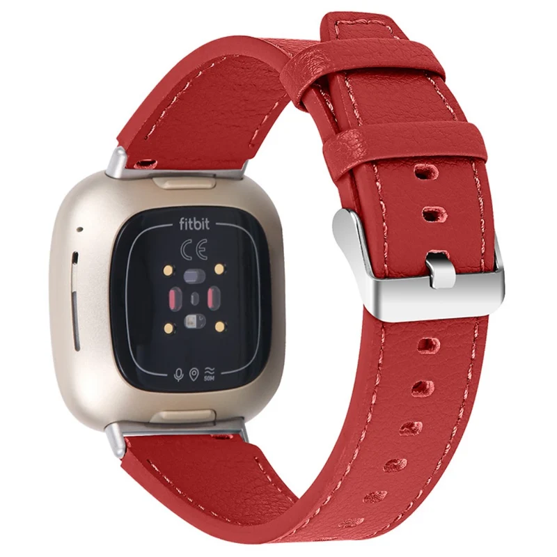 Großartig Fitbit Versa 3 Echtes Leder armband