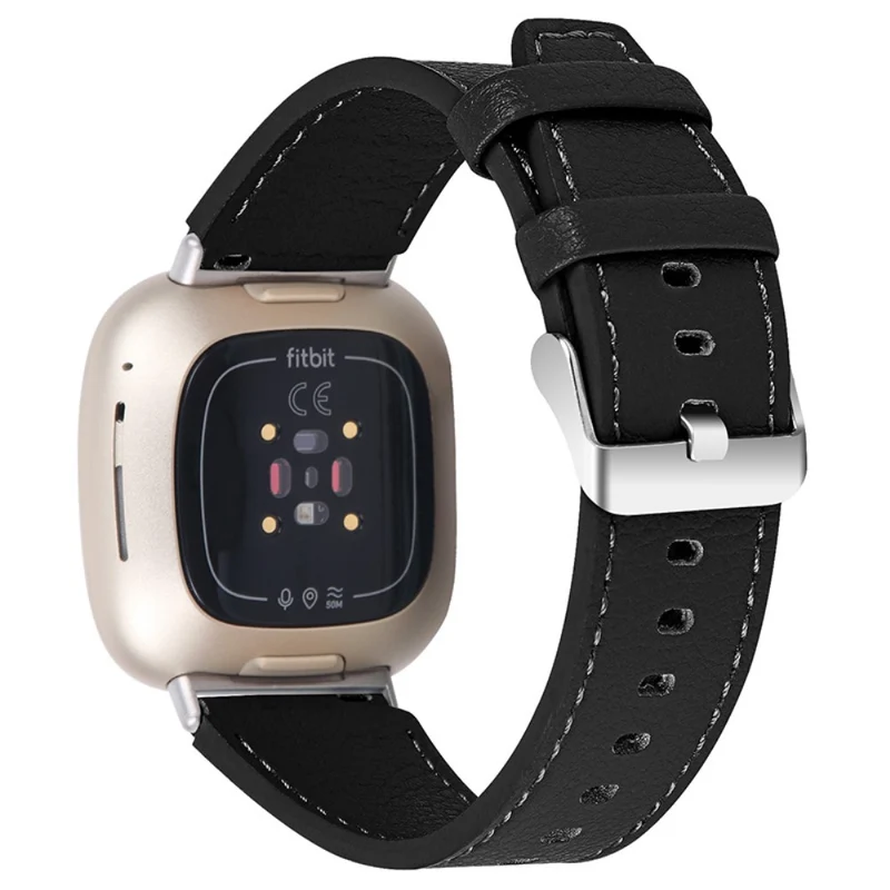 Großartig Fitbit Versa 3 Echtes Leder armband