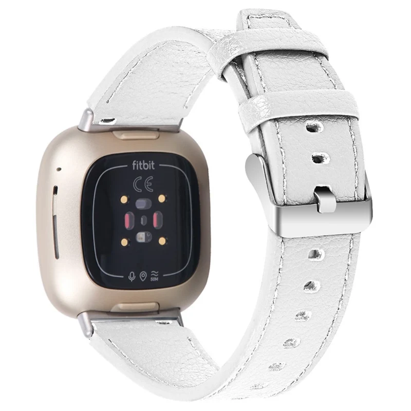 Großartig Fitbit Versa 3 Echtes Leder armband
