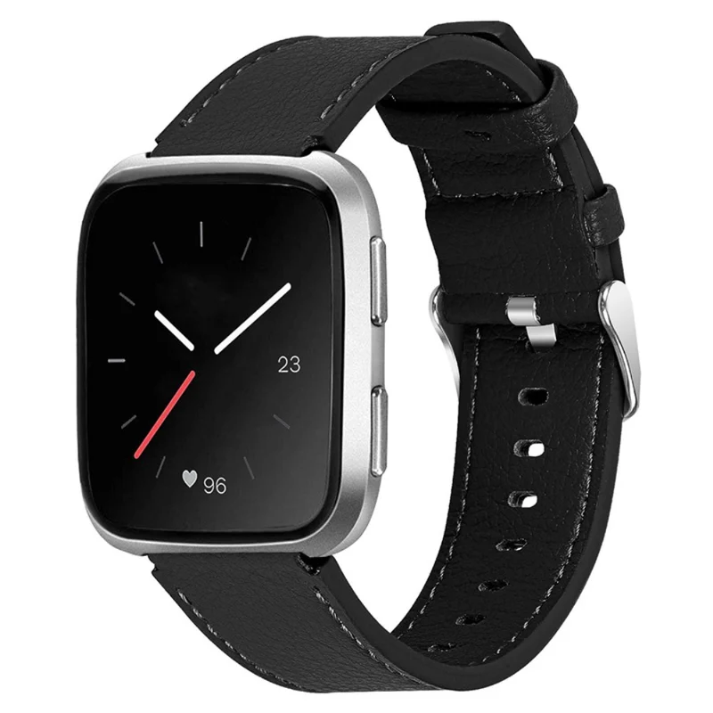 Dauerhaft Fitbit Versa 2 Echtes Leder armband