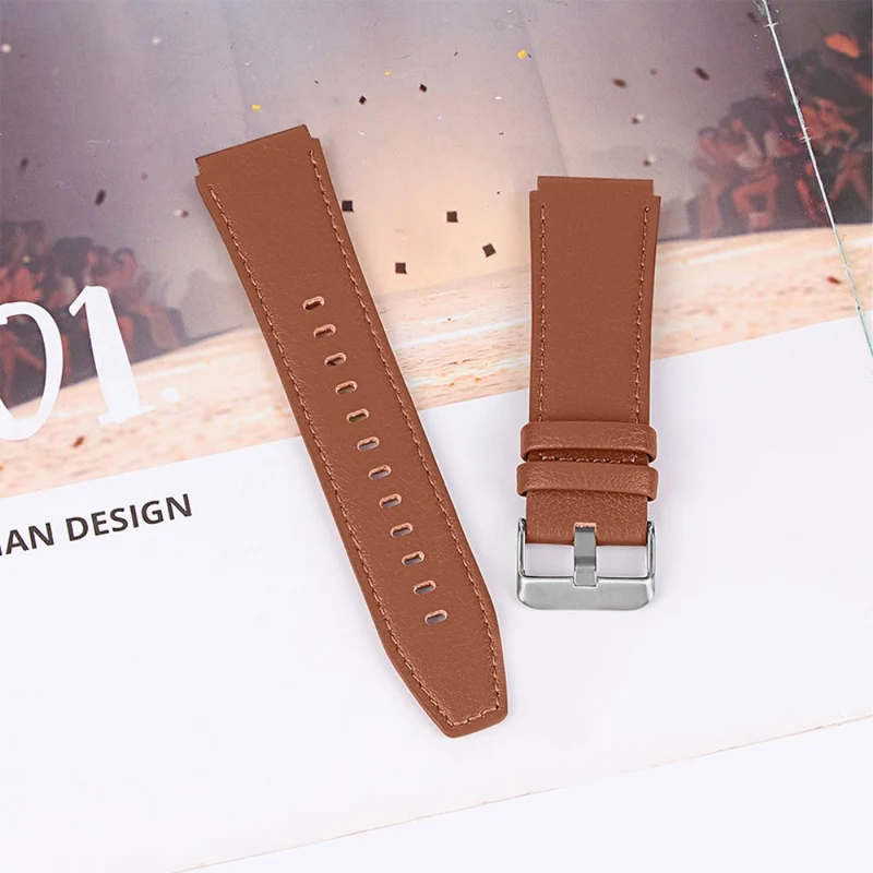 Dauerhaft Fitbit Versa 2 Echtes Leder armband