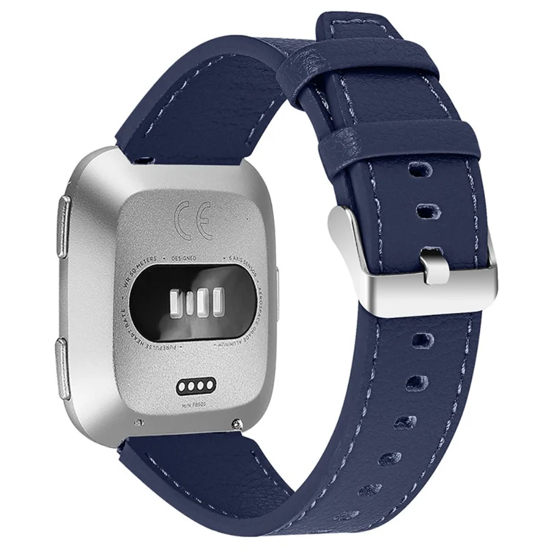 Dauerhaft Fitbit Versa 2 Echtes Leder armband