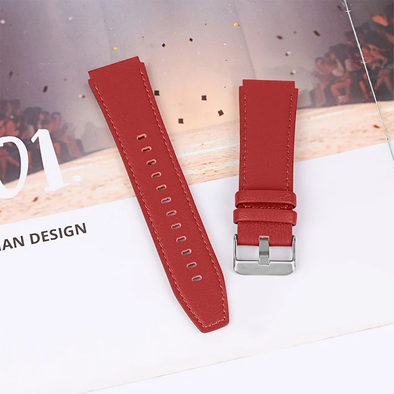 Dauerhaft Fitbit Versa 2 Echtes Leder armband