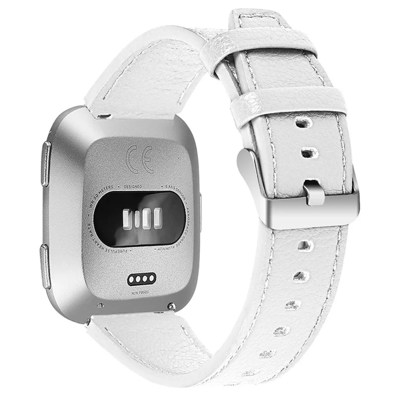 Dauerhaft Fitbit Versa 2 Echtes Leder armband