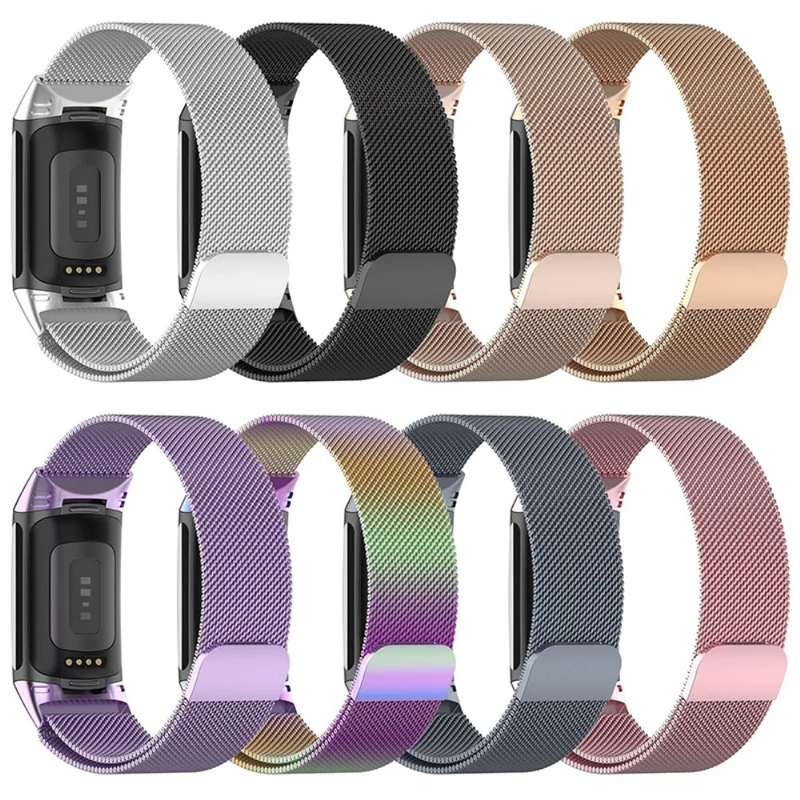 Absolut modisch Fitbit Charge 5 Metall armband