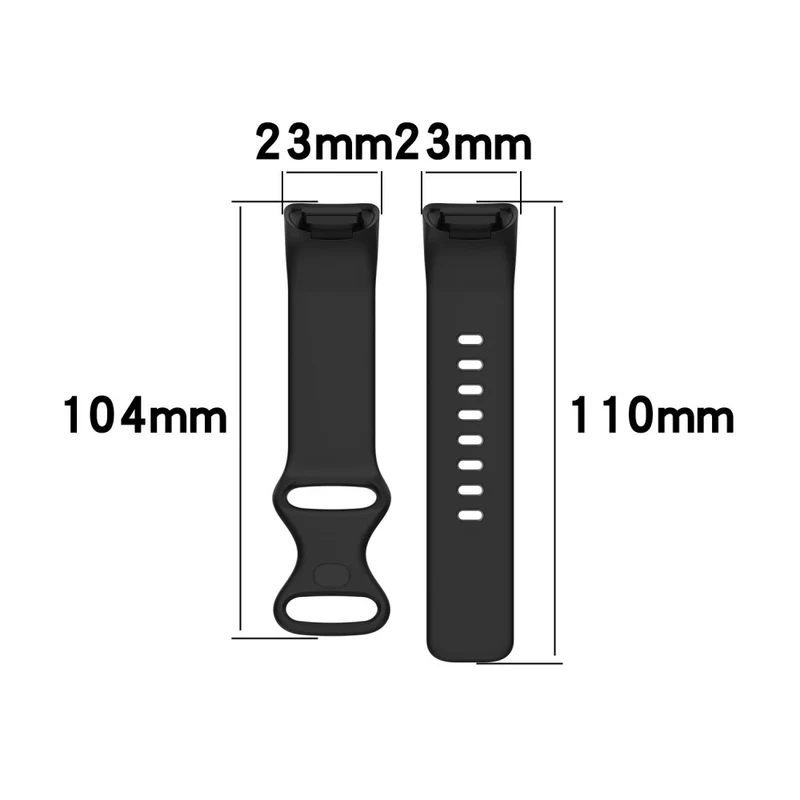 Exquisit Fitbit Charge 5 Silikon / TPU armband - Größe: S
