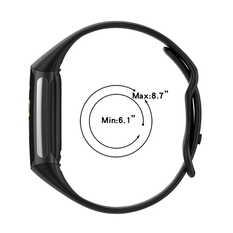 Exquisit Fitbit Charge 5 Silikon / TPU armband - Größe: S