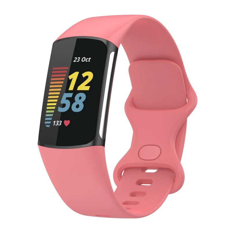 Wirklich schick Fitbit Charge 5 Silikon / TPU armband - Größe: L
