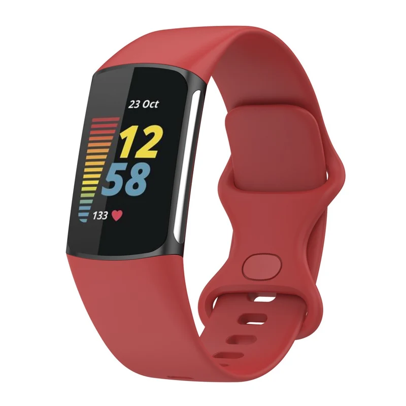 Wirklich schick Fitbit Charge 5 Silikon / TPU armband - Größe: L
