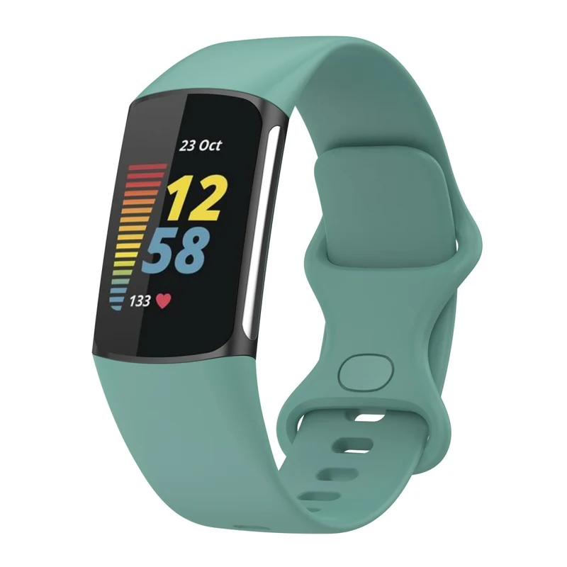 Wirklich schick Fitbit Charge 5 Silikon / TPU armband - Größe: L