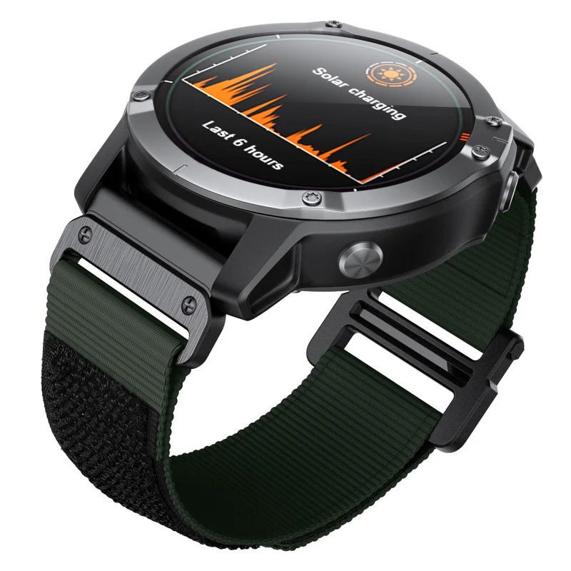 Haltbar Universell Garmin Textil / Nylon armband