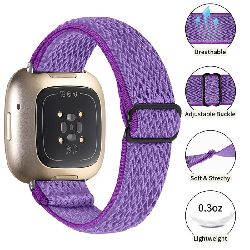 Unglaublich gut Fitbit Versa 3 Textil / Nylon armband