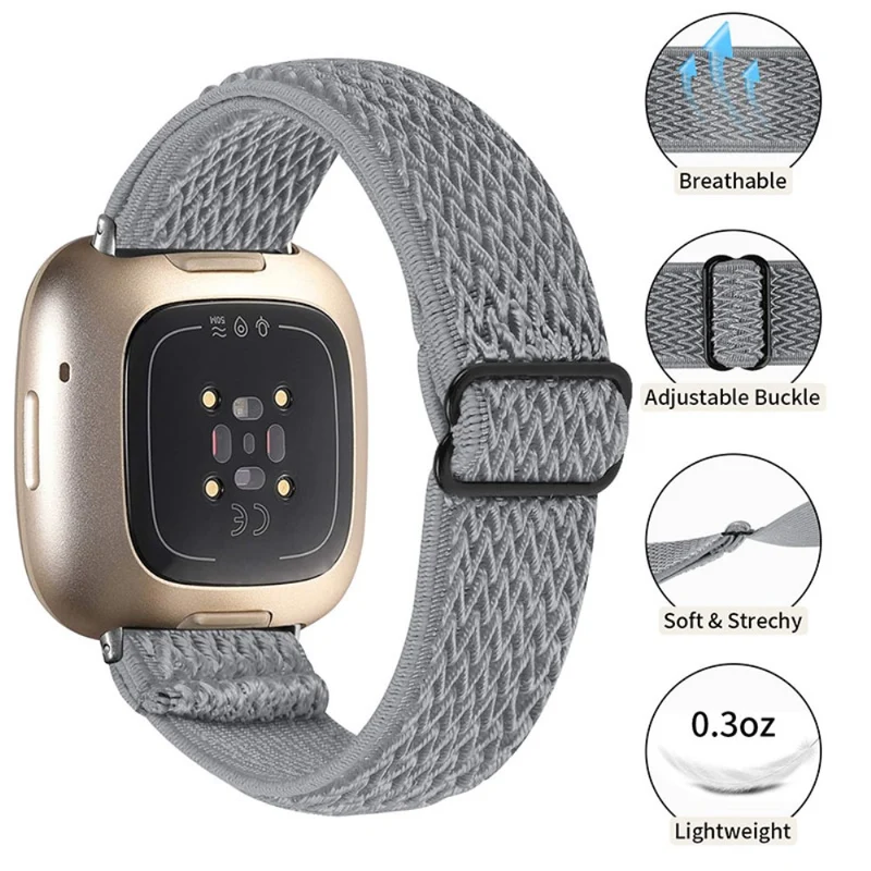 Unglaublich gut Fitbit Versa 3 Textil / Nylon armband