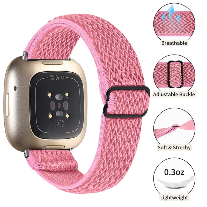 Unglaublich gut Fitbit Versa 3 Textil / Nylon armband