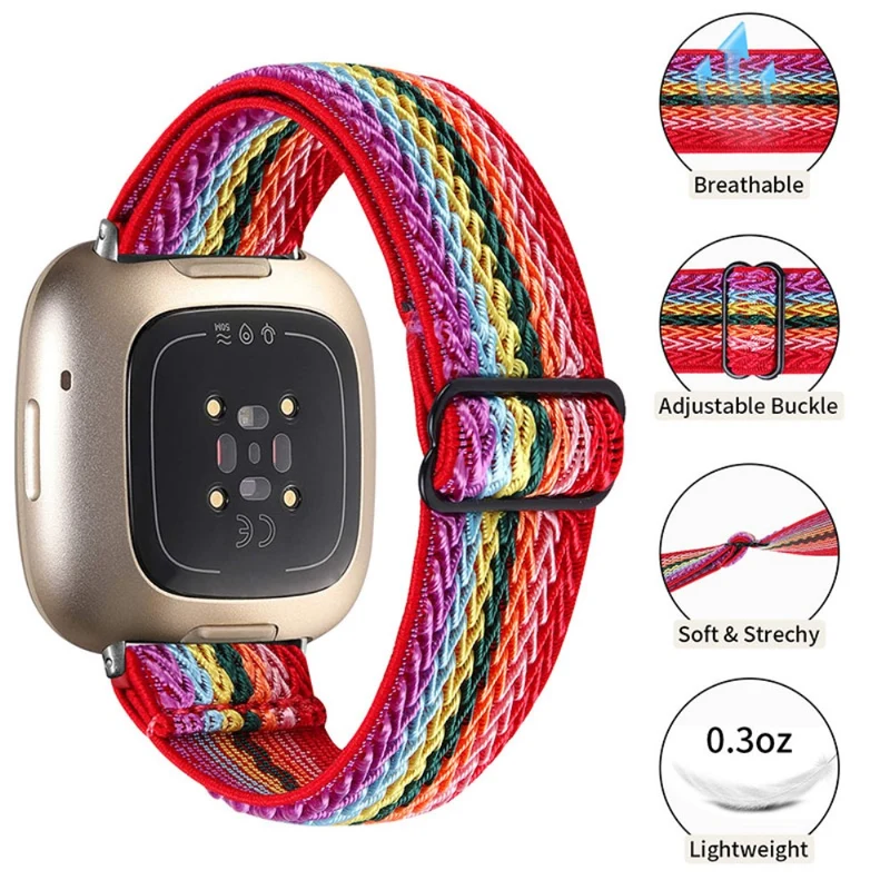 Unglaublich gut Fitbit Versa 3 Textil / Nylon armband