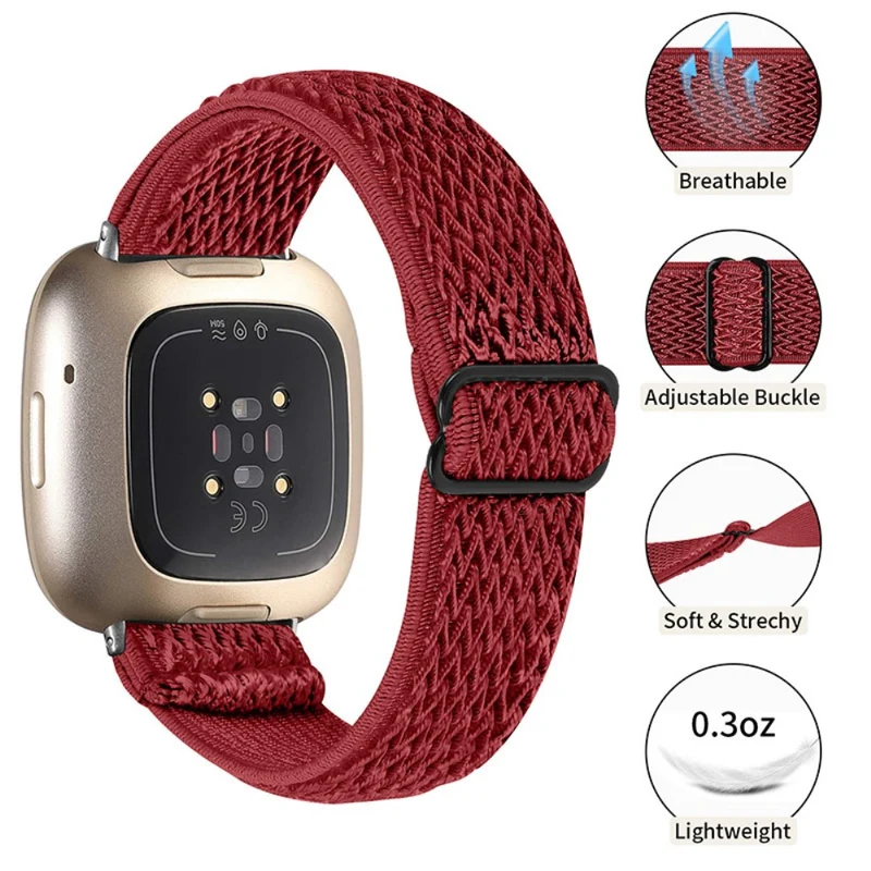 Unglaublich gut Fitbit Versa 3 Textil / Nylon armband