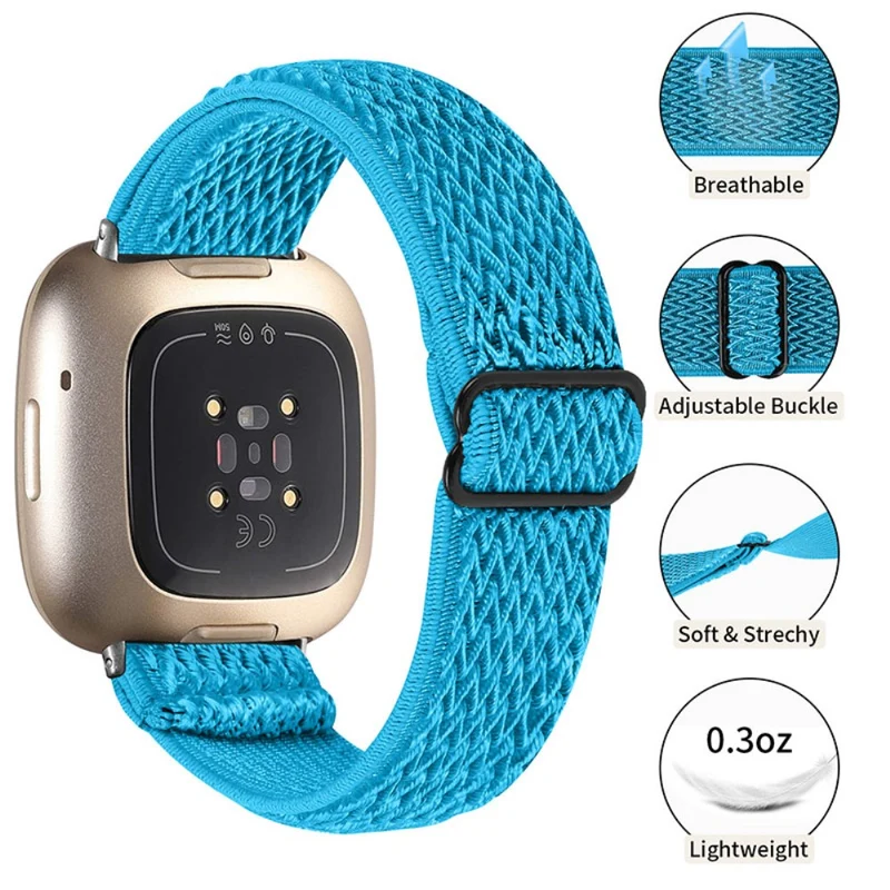 Unglaublich gut Fitbit Versa 3 Textil / Nylon armband