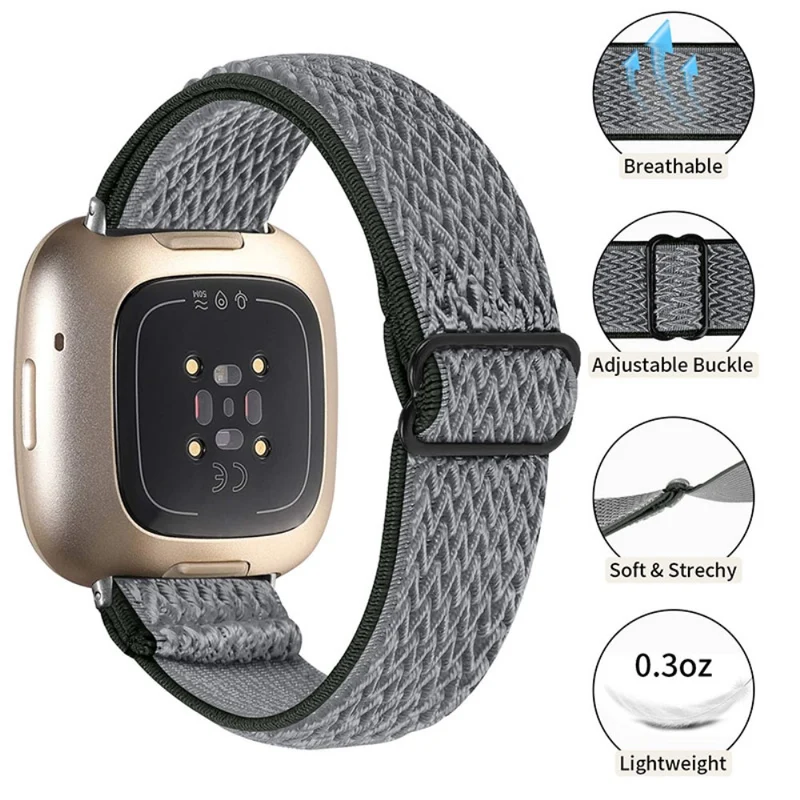 Unglaublich gut Fitbit Versa 3 Textil / Nylon armband