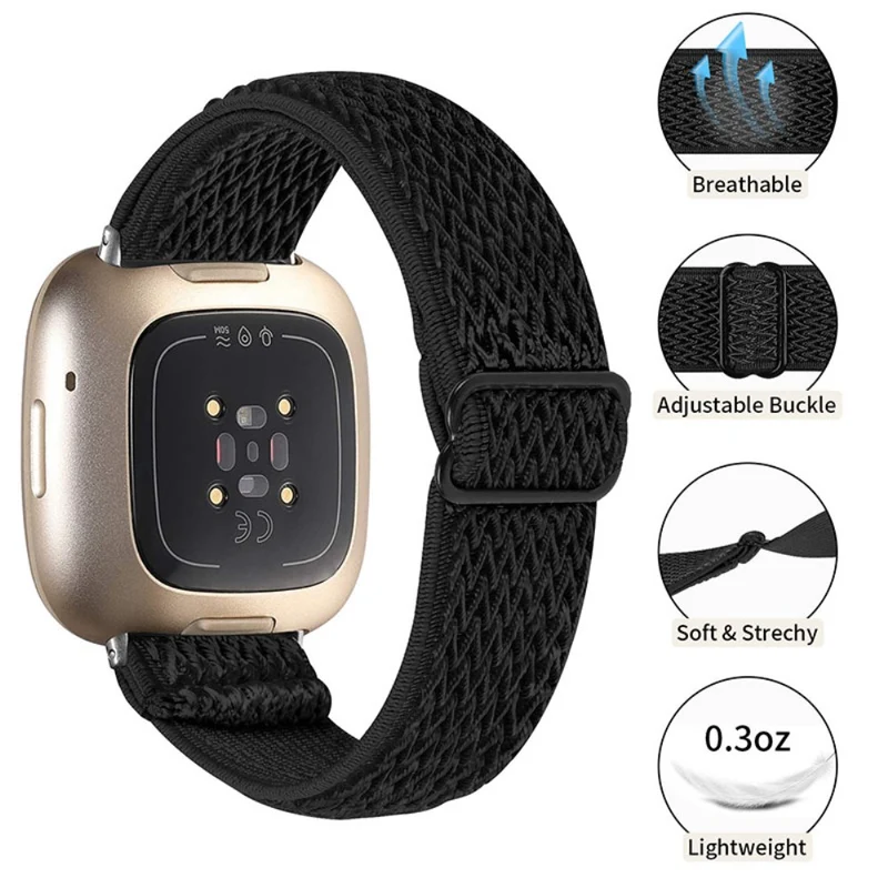 Unglaublich gut Fitbit Versa 3 Textil / Nylon armband