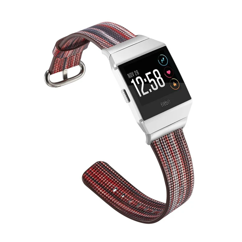 Stilvoll Fitbit Ionic Echtes Leder armband