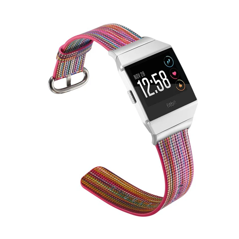 Stilvoll Fitbit Ionic Echtes Leder armband