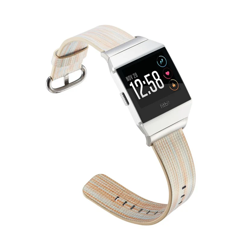 Stilvoll Fitbit Ionic Echtes Leder armband