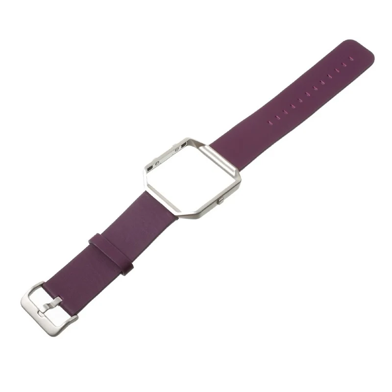 Super stylisch Fitbit Blaze Metall und Kunstleder armband
