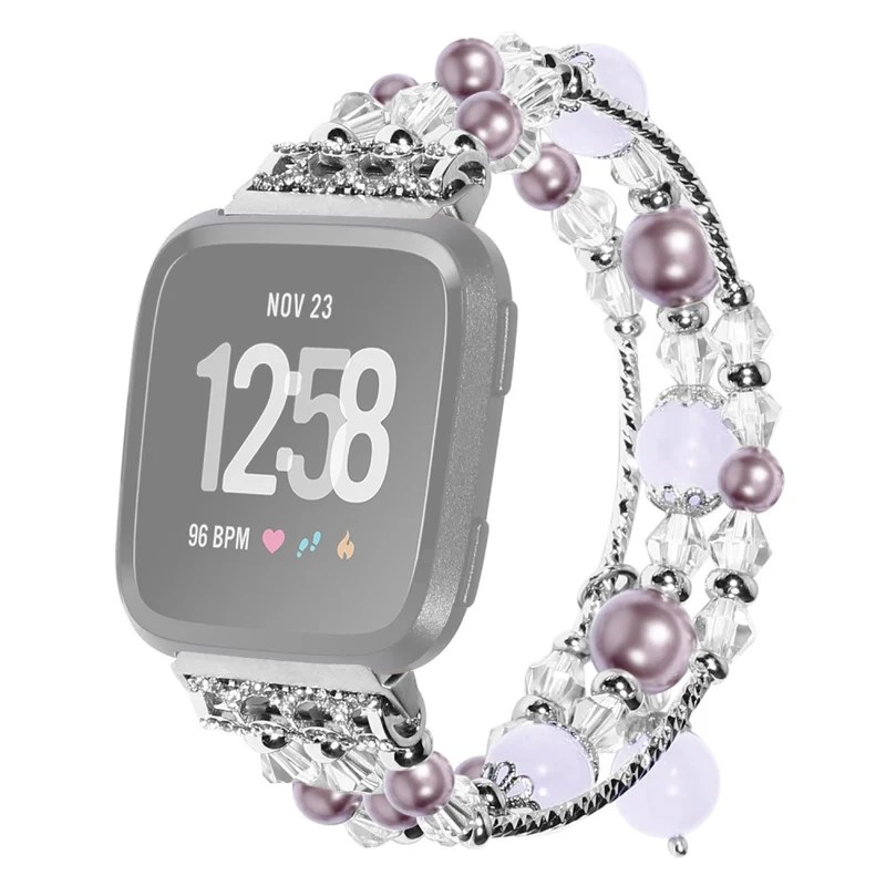 Elegant Fitbit Versa 2 / Fitbit Versa Lite Stein armband