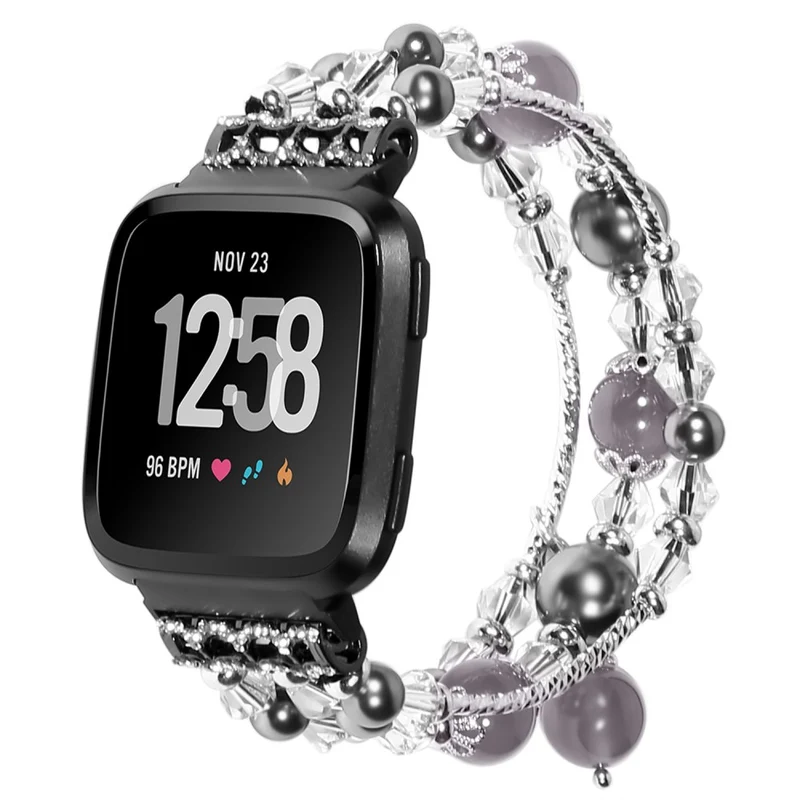 Elegant Fitbit Versa 2 / Fitbit Versa Lite Stein armband