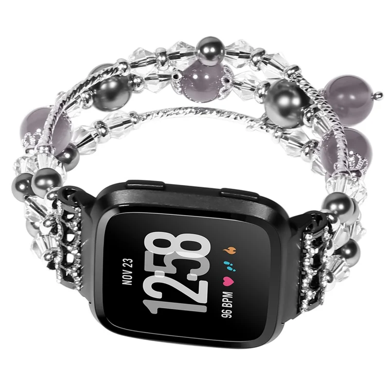 Elegant Fitbit Versa 2 / Fitbit Versa Lite Stein armband