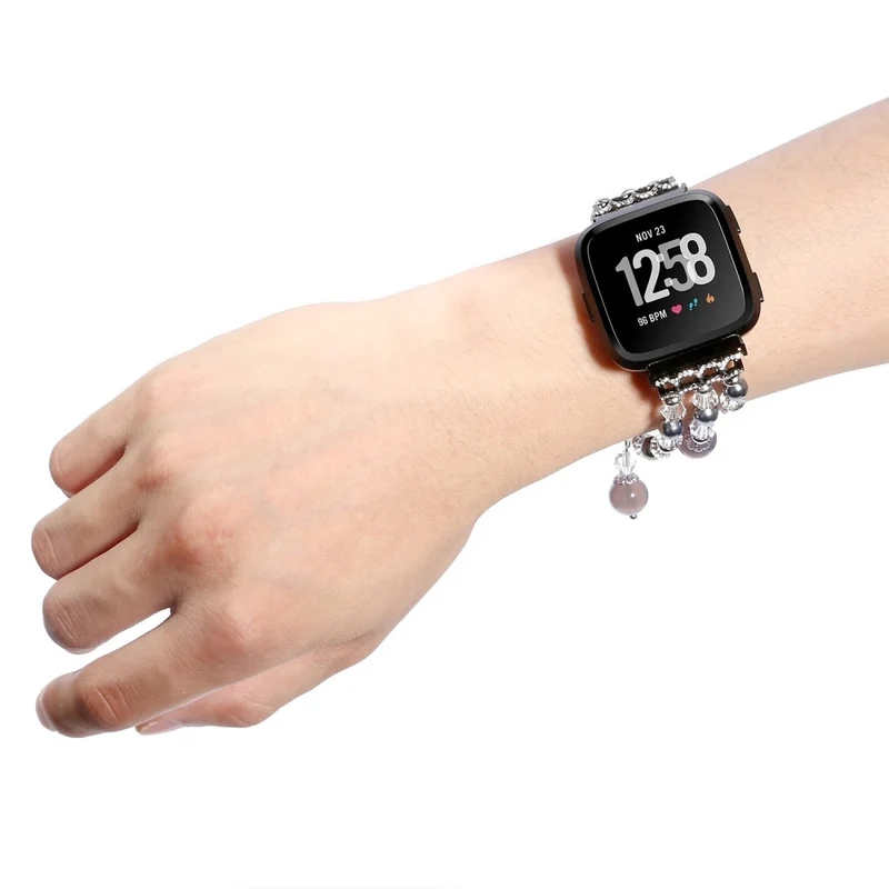 Elegant Fitbit Versa 2 / Fitbit Versa Lite Stein armband