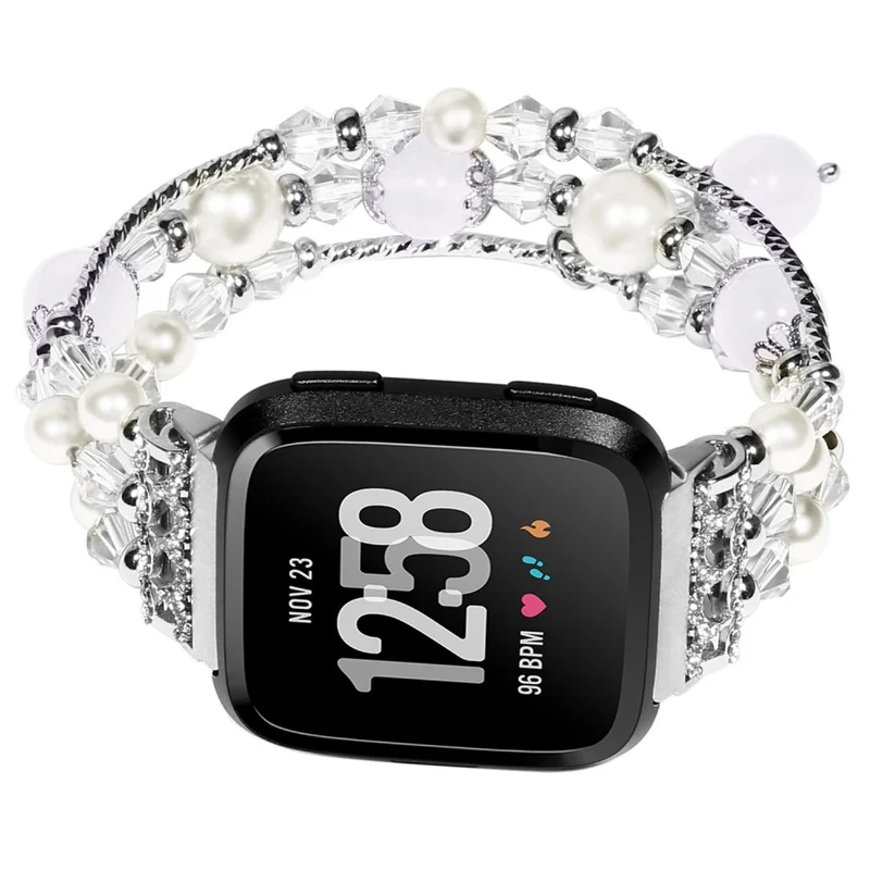Elegant Fitbit Versa 2 / Fitbit Versa Lite Stein armband