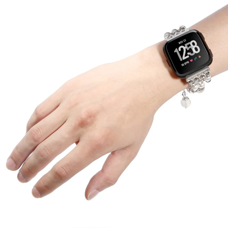 Elegant Fitbit Versa 2 / Fitbit Versa Lite Stein armband