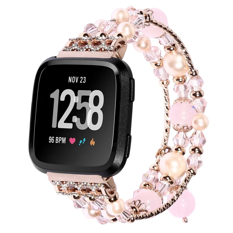 Elegant Fitbit Versa 2 / Fitbit Versa Lite Stein armband