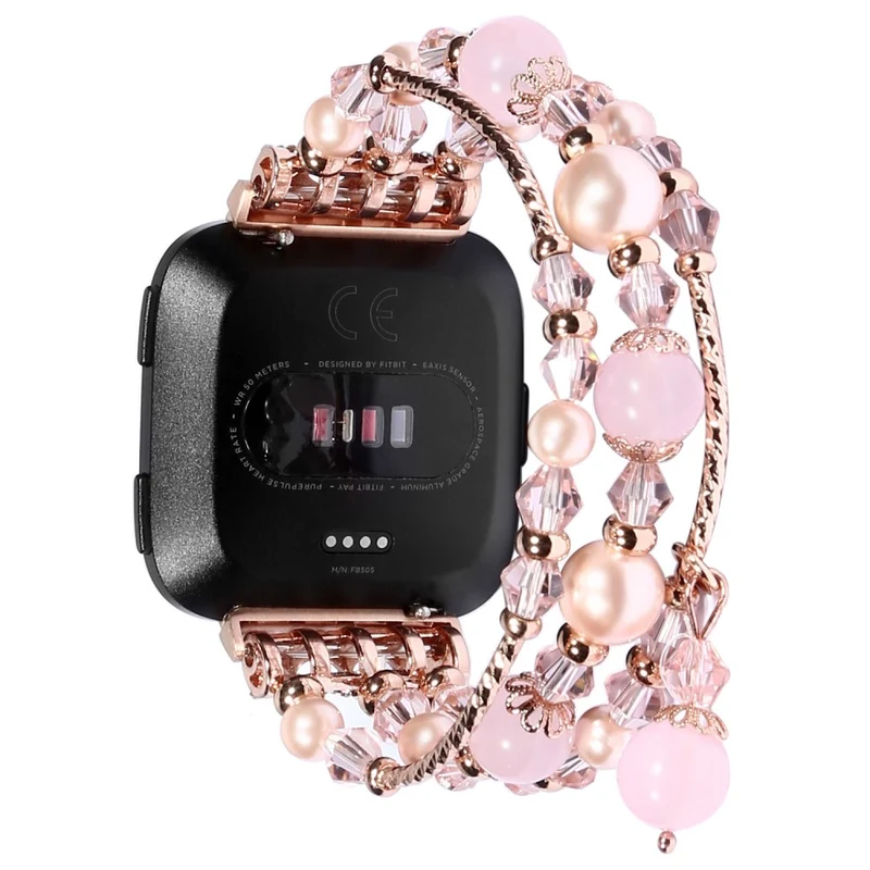 Elegant Fitbit Versa 2 / Fitbit Versa Lite Stein armband