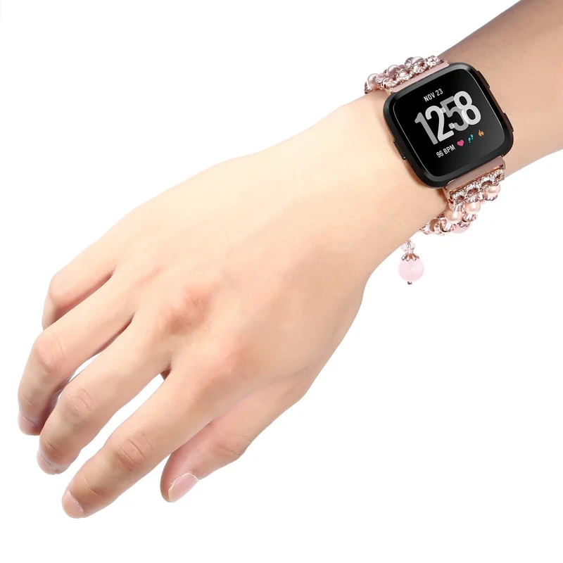 Elegant Fitbit Versa 2 / Fitbit Versa Lite Stein armband