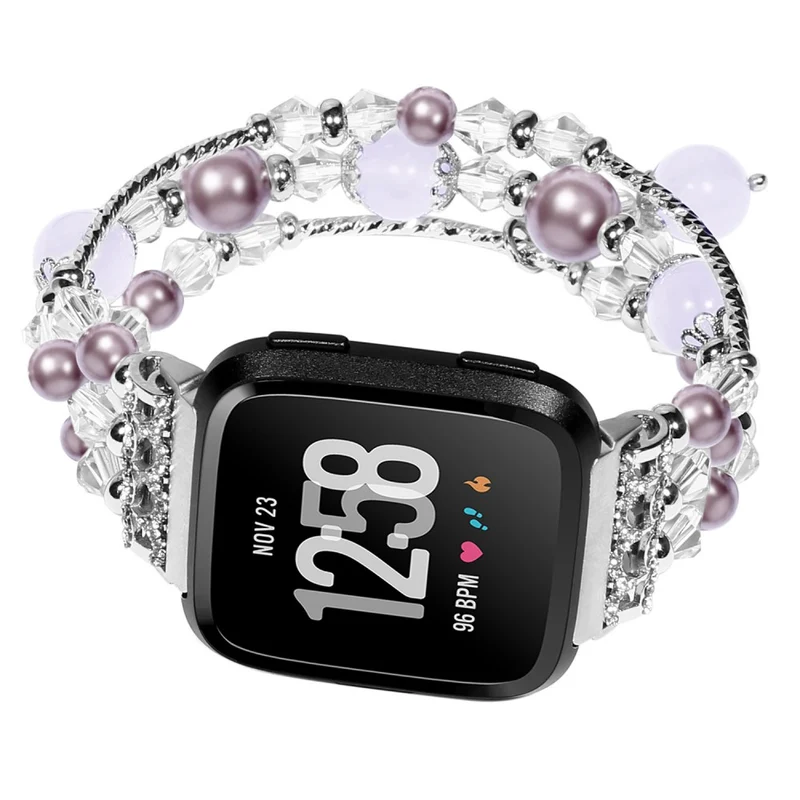 Elegant Fitbit Versa 2 / Fitbit Versa Lite Stein armband